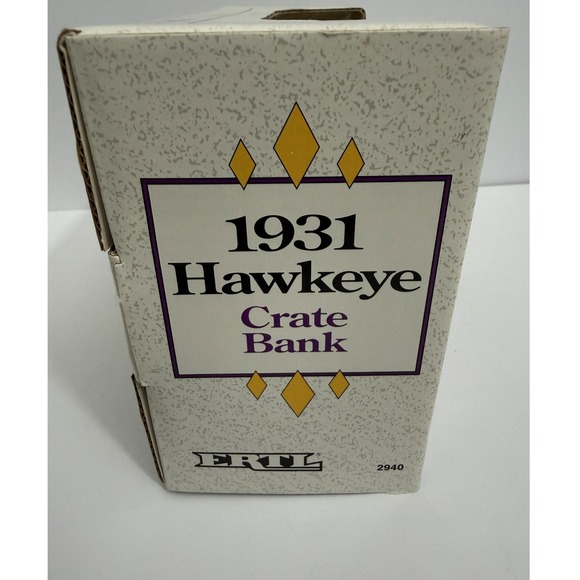 Vintage ERTL Budweiser 1931 Hawkeye Crate Bank Diecast Metal Truck 1/34 Boxed - Picture 4 of 6